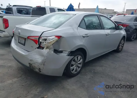 2014 Toyota Corolla Le from USA, damaged, VIN 2T1BURHE2EC177793